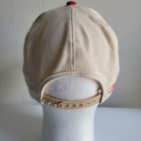 Vintage Ford Motorcraft Snapback‎ Hat Cap Red Cream Two Tone Made in USA - Picture 5 of 12